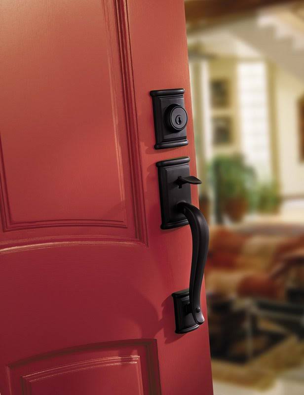 Kwikset Ashfield Dummy Handleset Rustic Pewter 802ADHLIP-502