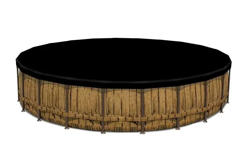 Round Above-Ground Swimming Pool – 22-Foot Diameter × 52-Inch Depth Set