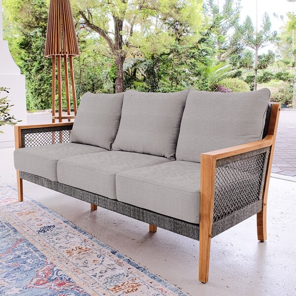 Cambridge Casual Nassau Teak Patio Sofa