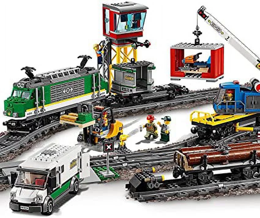 LEGO City 60198 Cargo Train Building Sets for 18 Months and Up - 1126 Pieces