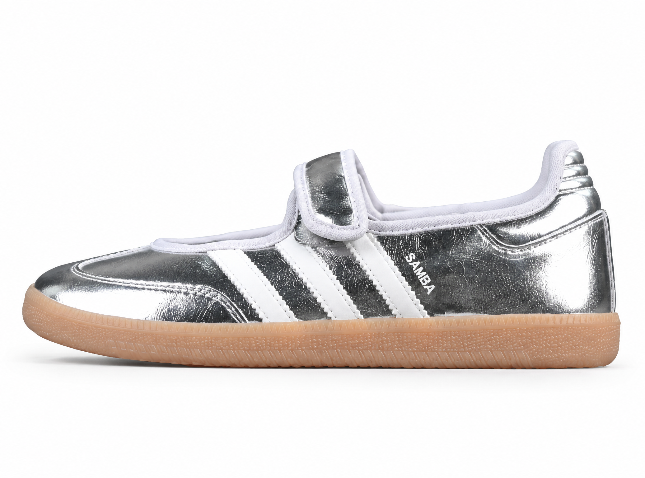 Adidas Mary Jane Lazy Life Shoes Silver/White KK2502