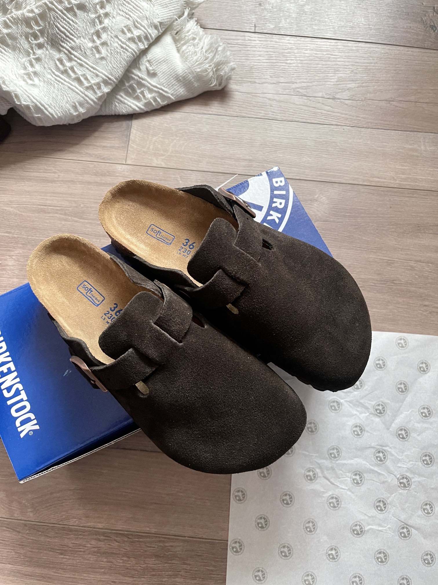 Birkenstock  semi enclosed mules - cnluxepick