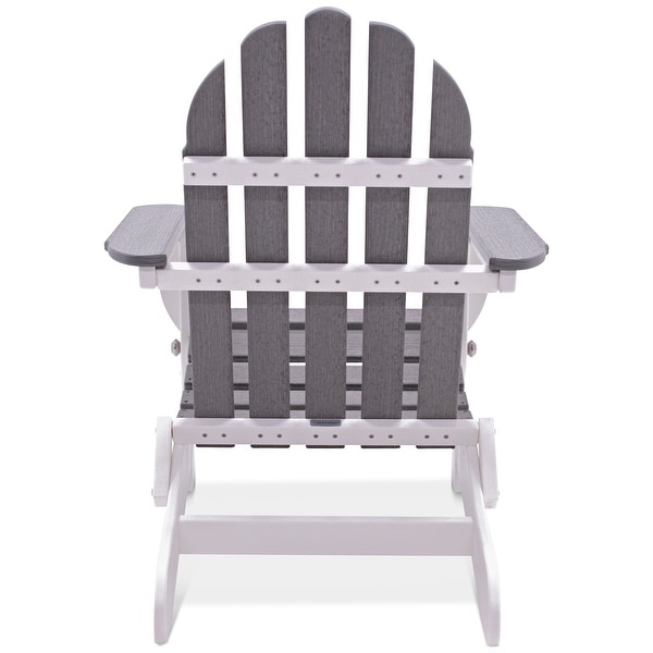 Nelson Recycled Plastic Folding Adirondack Chair by Havenside Home
