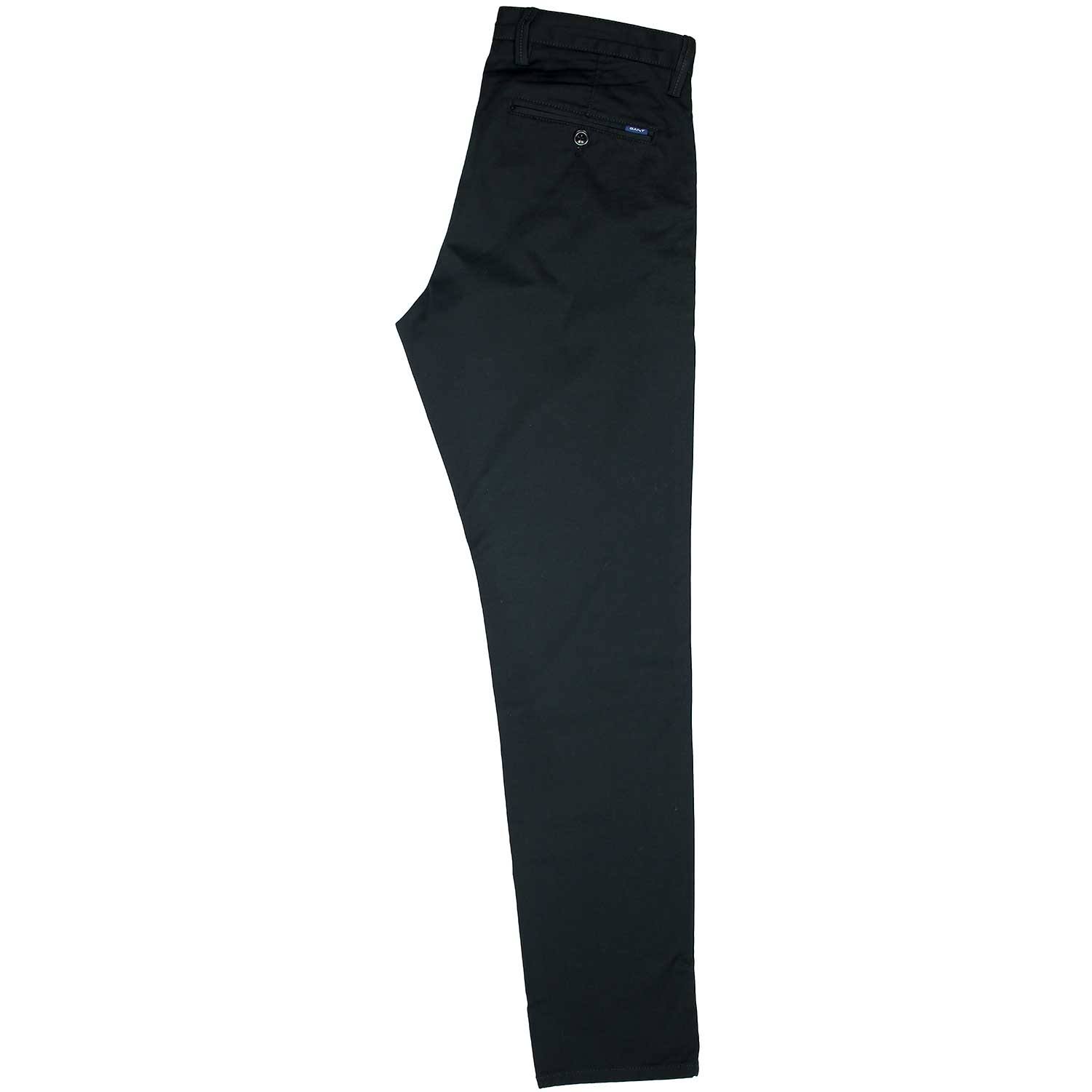 Gant Slim Fit Twill Chinos, Black