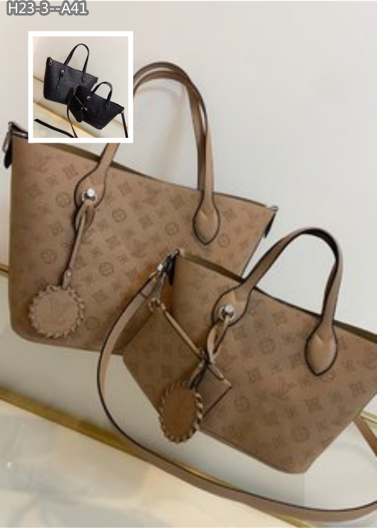 Louis Vuitton Blossom Mm Bag Br0Wn 29Cm M21852