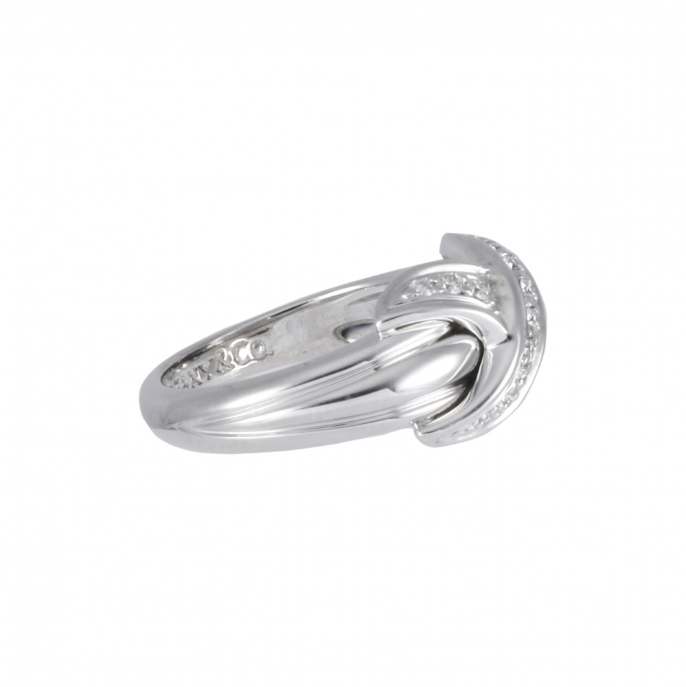 Tiffany & Co. Tiffany Signature Diamond K18WG White Gold Ring