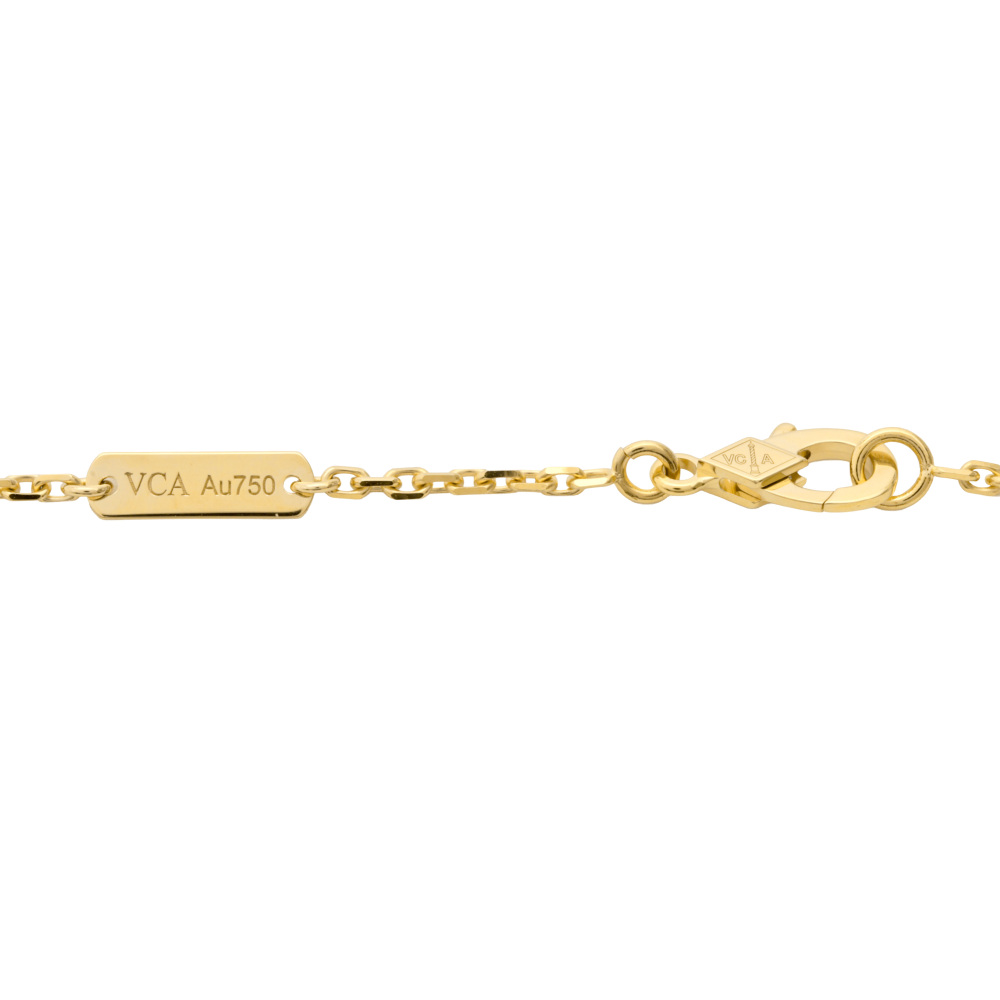 Van Cleef & Arpels Frivole Necklace 18K Yellow Gold Diamond VCARC96800