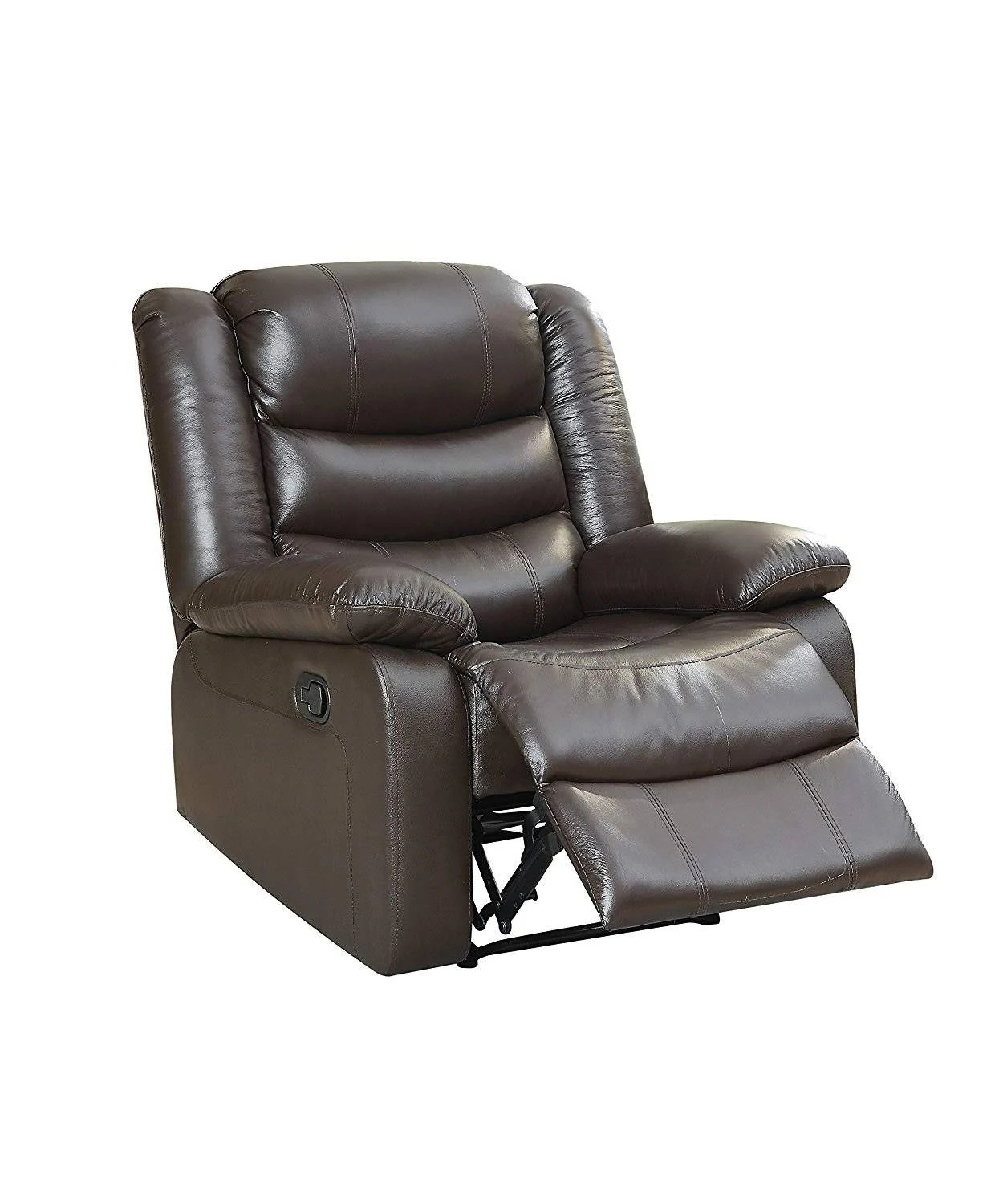 Recliner , Espresso Top Grain Leather Match
