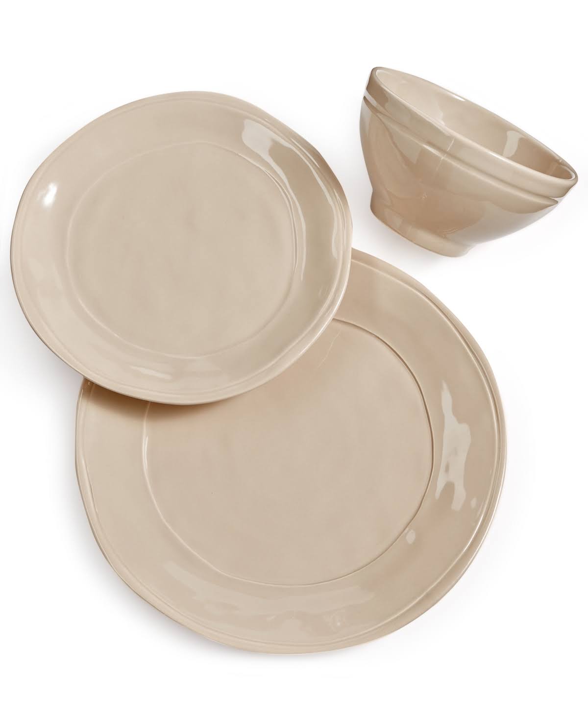 Viva by Vietri Fresh 3-Piece Place Setting - Natural