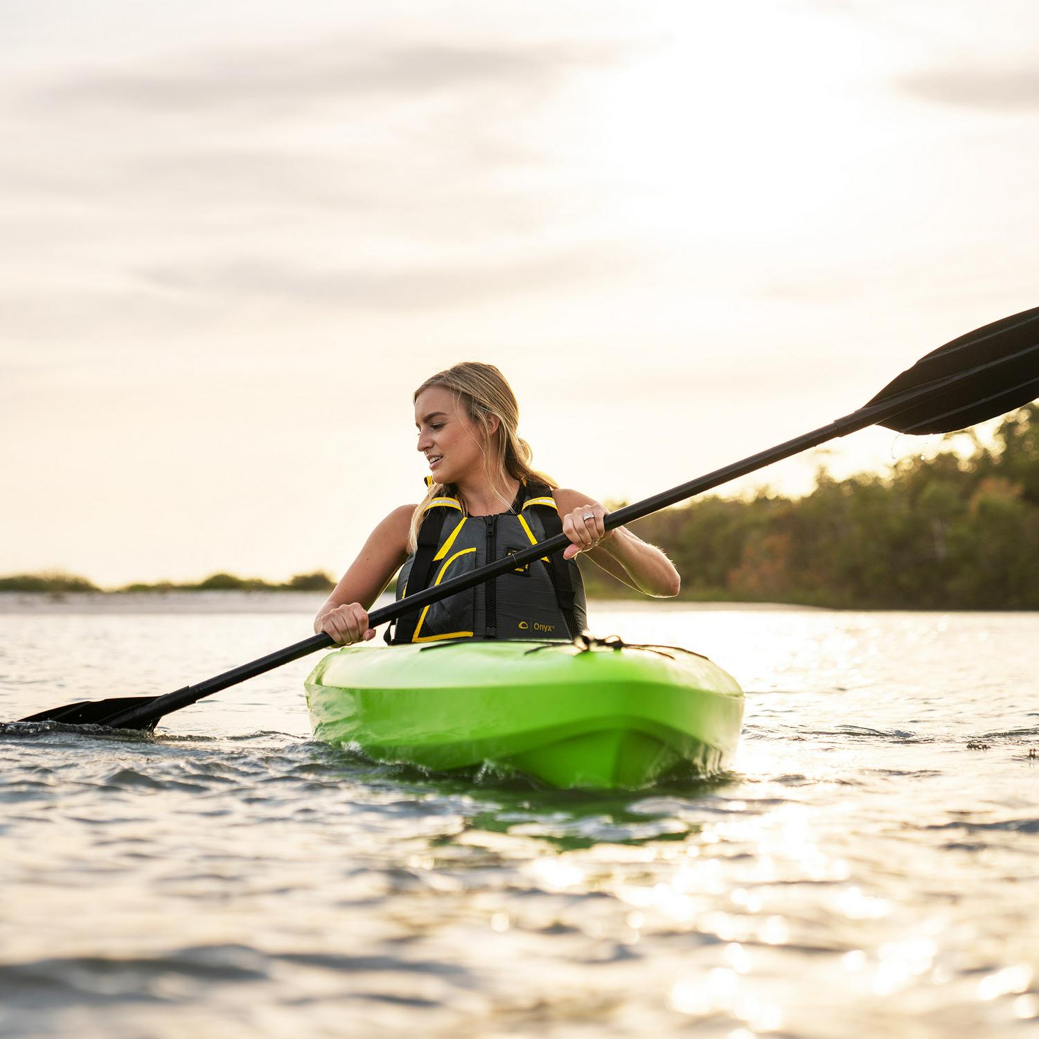 Lifetime Pacer 8 ft Sit-In Kayak (Paddle Included), Green