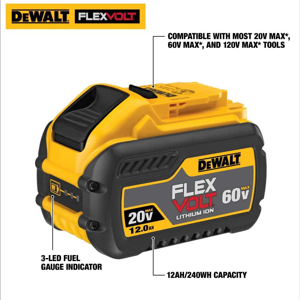 DEWALT FLEXVOLT 20V/60V MAX* 12.0 Ah Battery DCB612