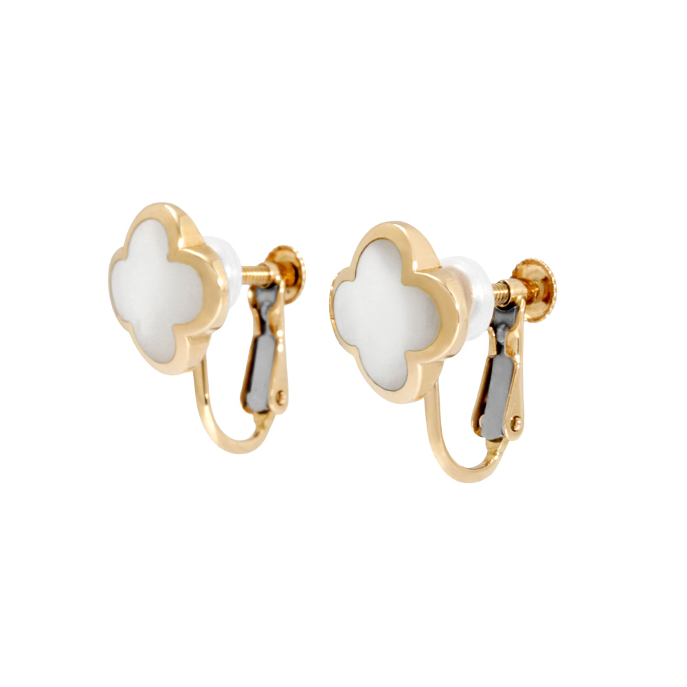 Van Cleef & Arpels Pure Alhambra Earrings 18K Yellow Gold VCARA38800