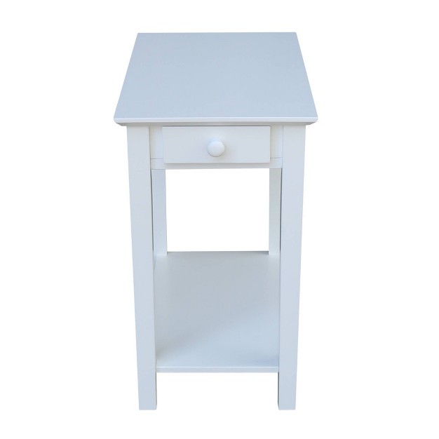 Narrow End Table International Concepts