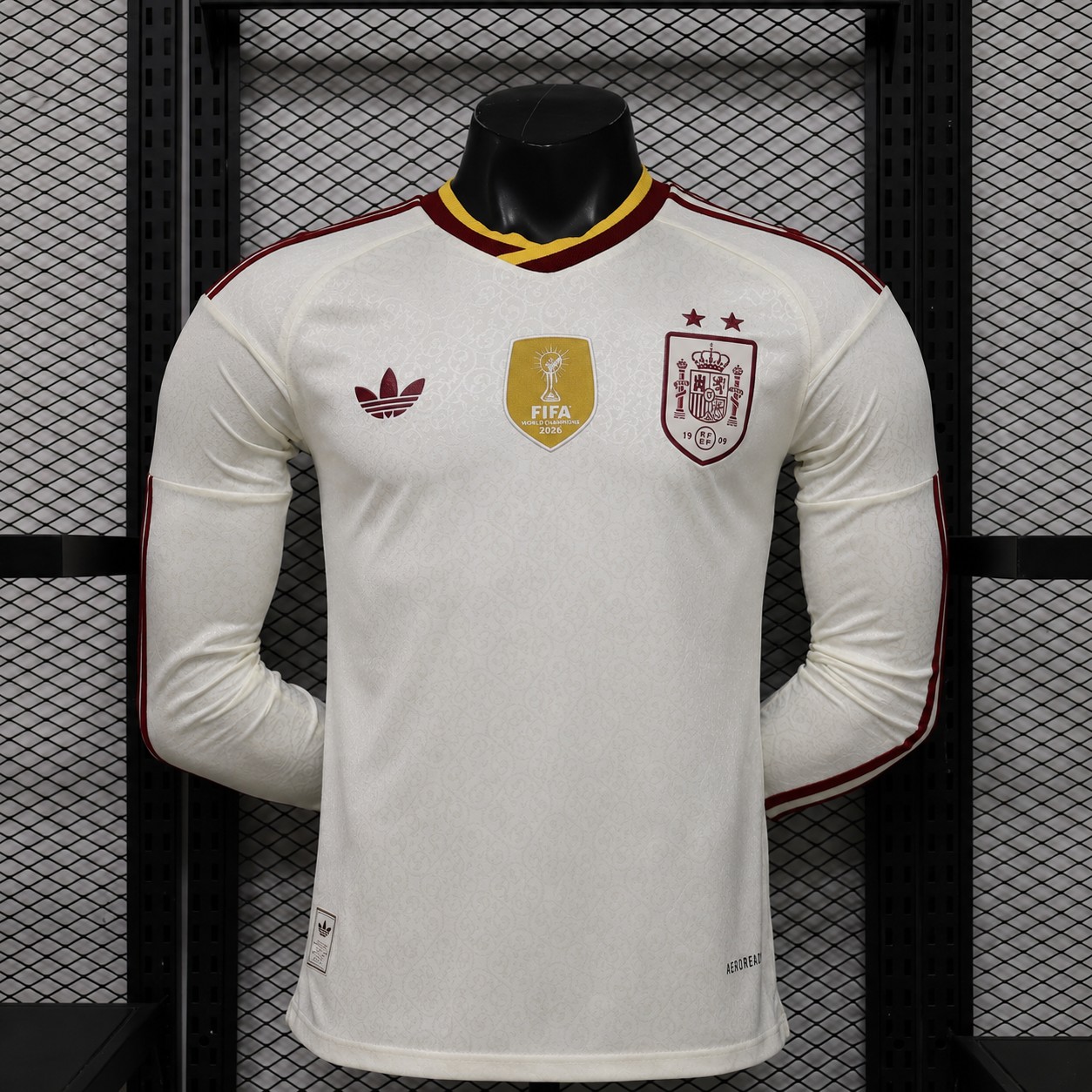 2026 Spanish player edition championship 2-star long sleeved away jersey
