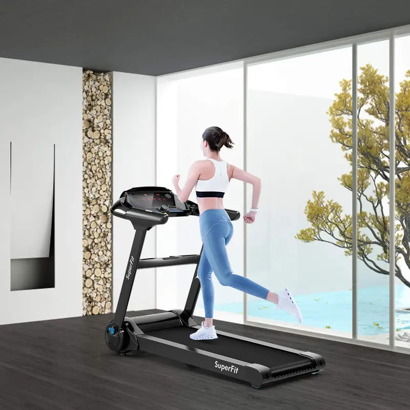 Portable Folding Electric Treadmill – Compact Superfit Treadmill for Small Spaces