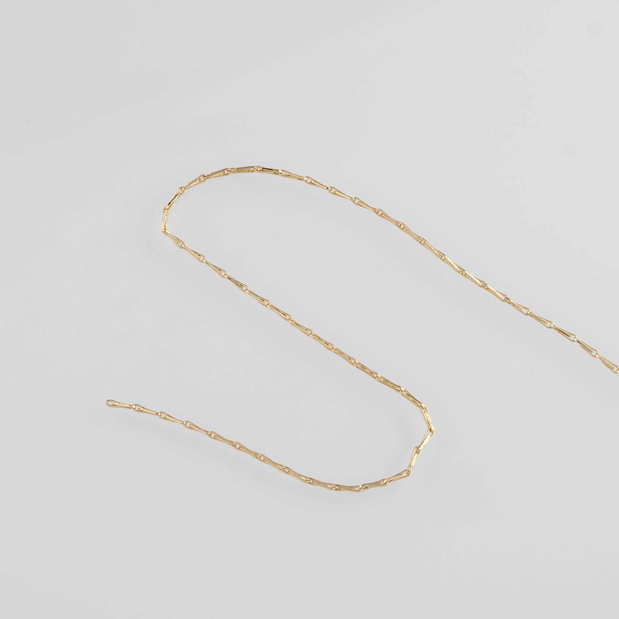 18K Gold Filled Cable Chain Necklace,Dainty Thin Link Chain,Gold Chain Necklace for Women DIY Jewelry Making Supply