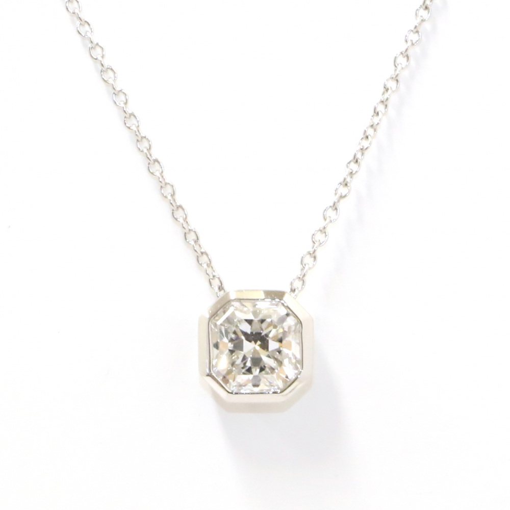 Tiffany & Co. Tiffany Lucida Diamond PT950 Necklace Platinum