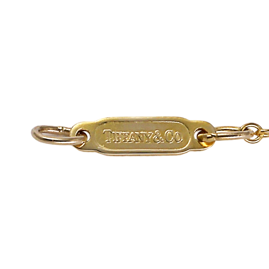 Tiffany & Co. Tiffany Heart Motif Diamond K18YG Yellow Gold Necklace