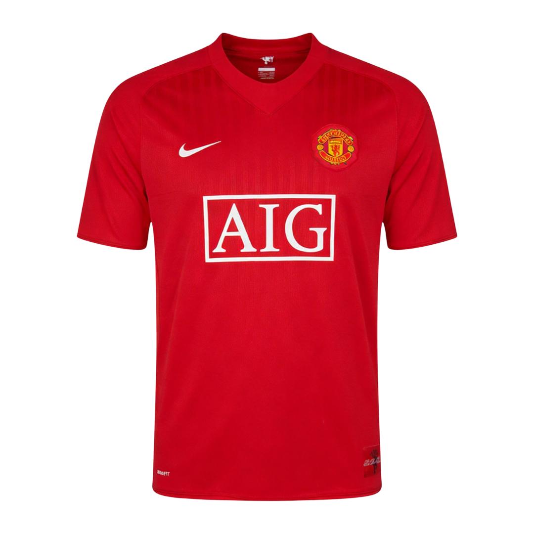 Retro Soccer Jersey RONALDO #7 Manchester United Home 2007/08