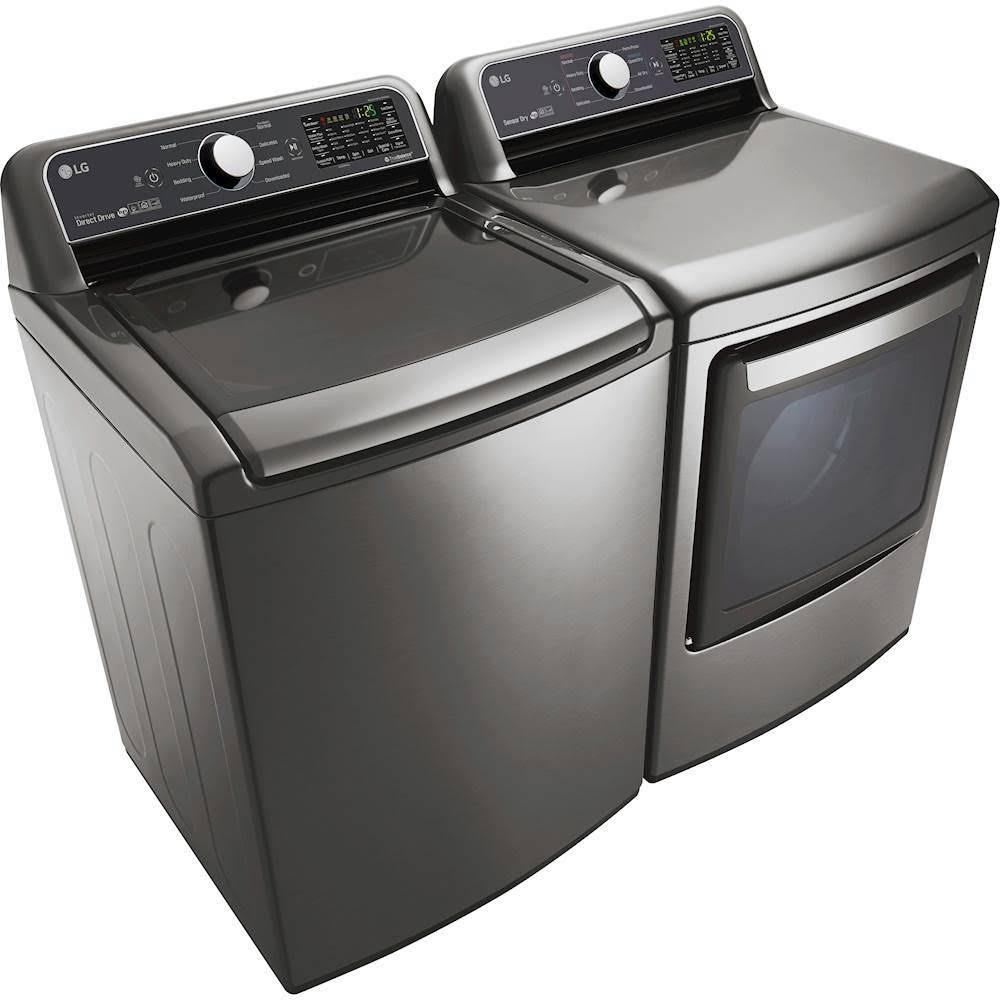 LG DLE7200VE Front-Loading Electric Dryer - Graphite Steel