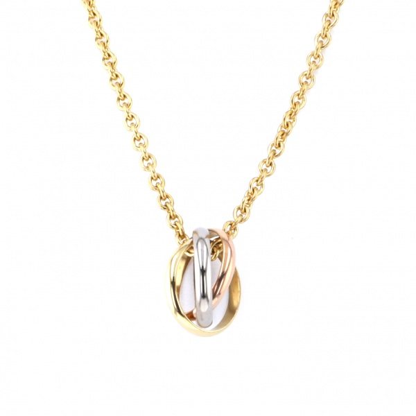 Cartier Trinity Necklace Tri-Gold