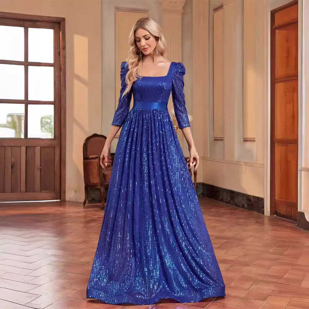 Sparkling Sequin Maxi DressClistos