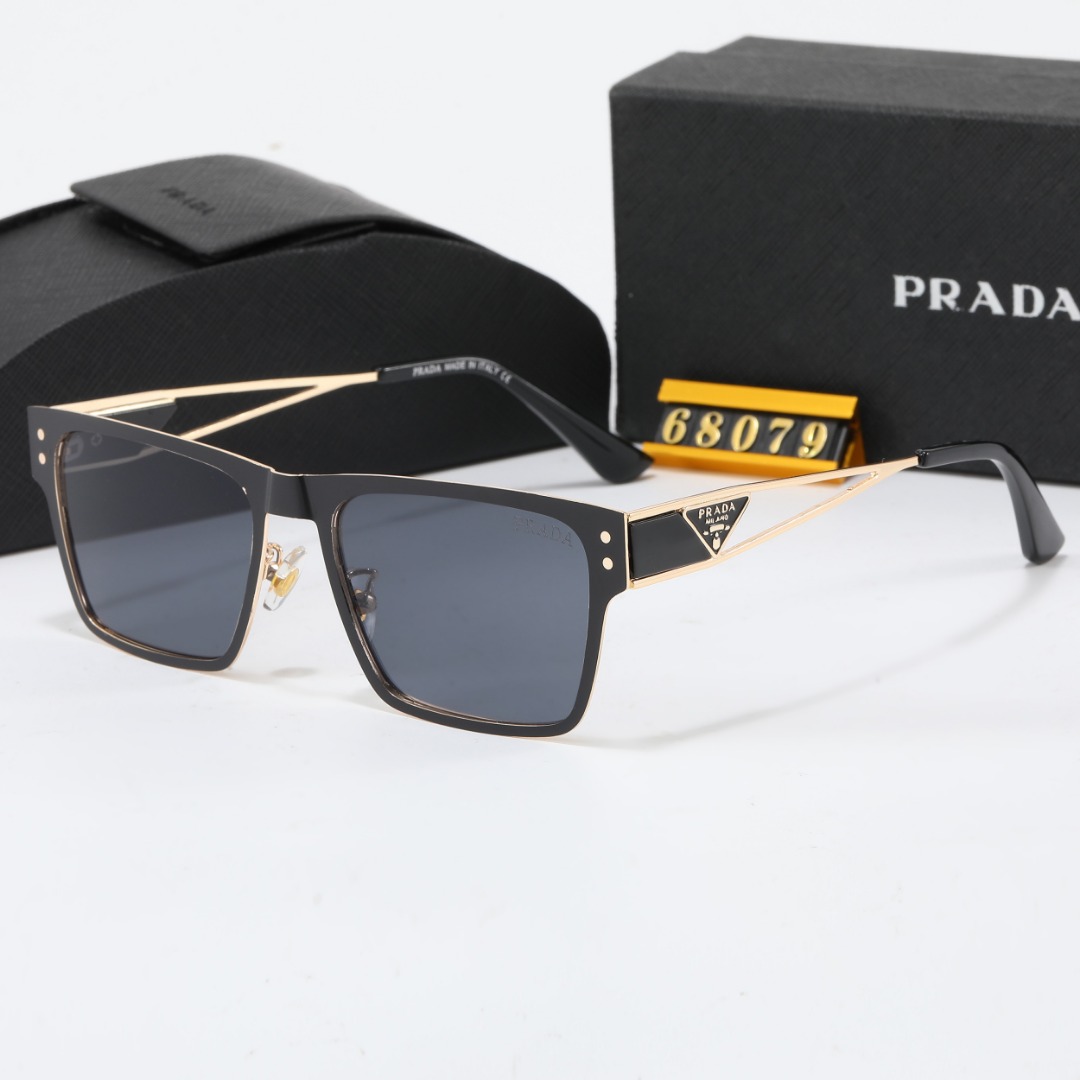 Prada sunglasses fashionable classic versatile slimming retro sunglasses - cnluxepick