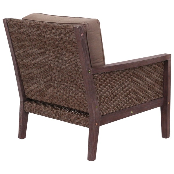 Courtyard Casual Buena Vista II 4 pc Loveseat Group Includes: One Loveseat,One Coffee Table and Two Club Chairs