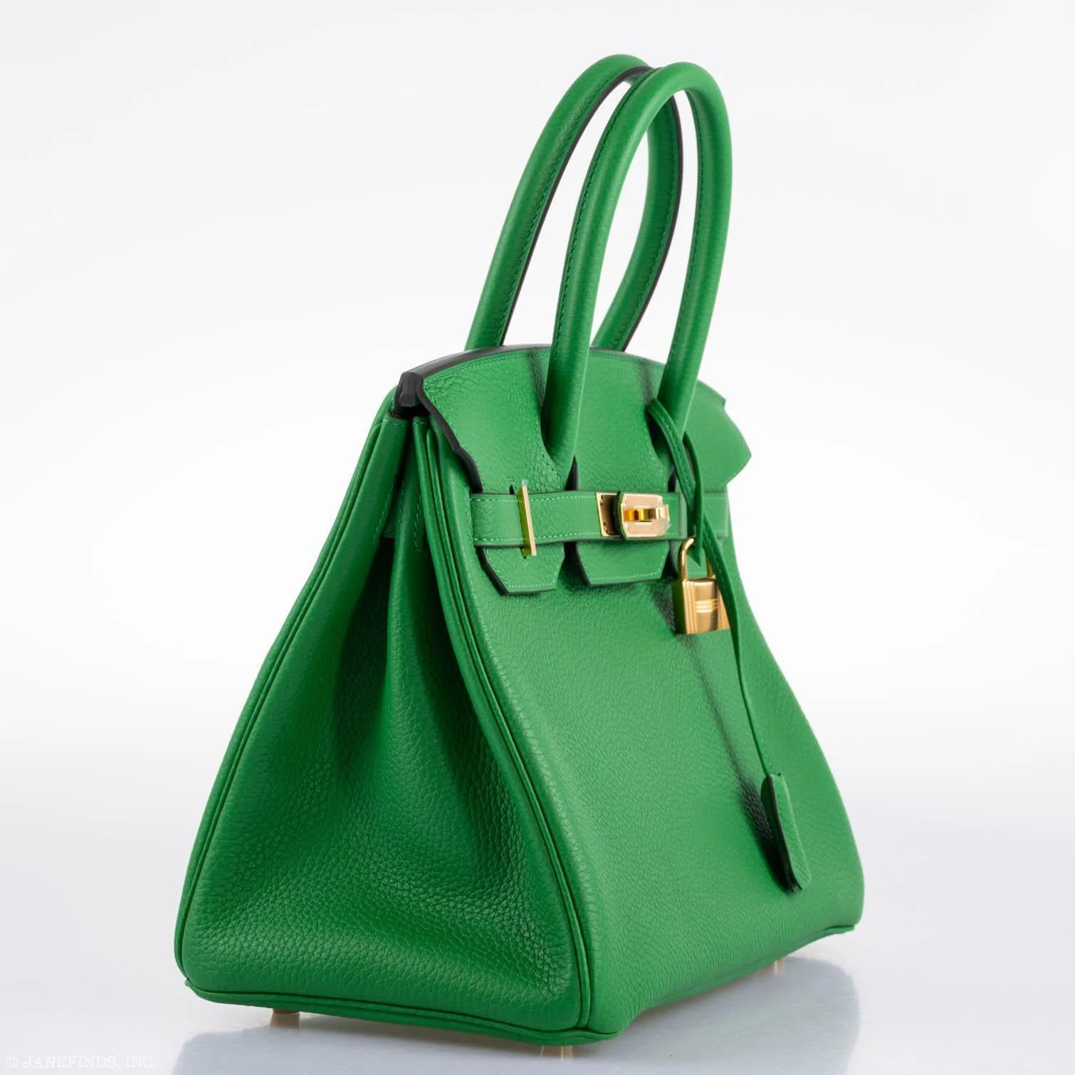 Hermès Birkin 30 Bambou Green Togo Gold Hardware