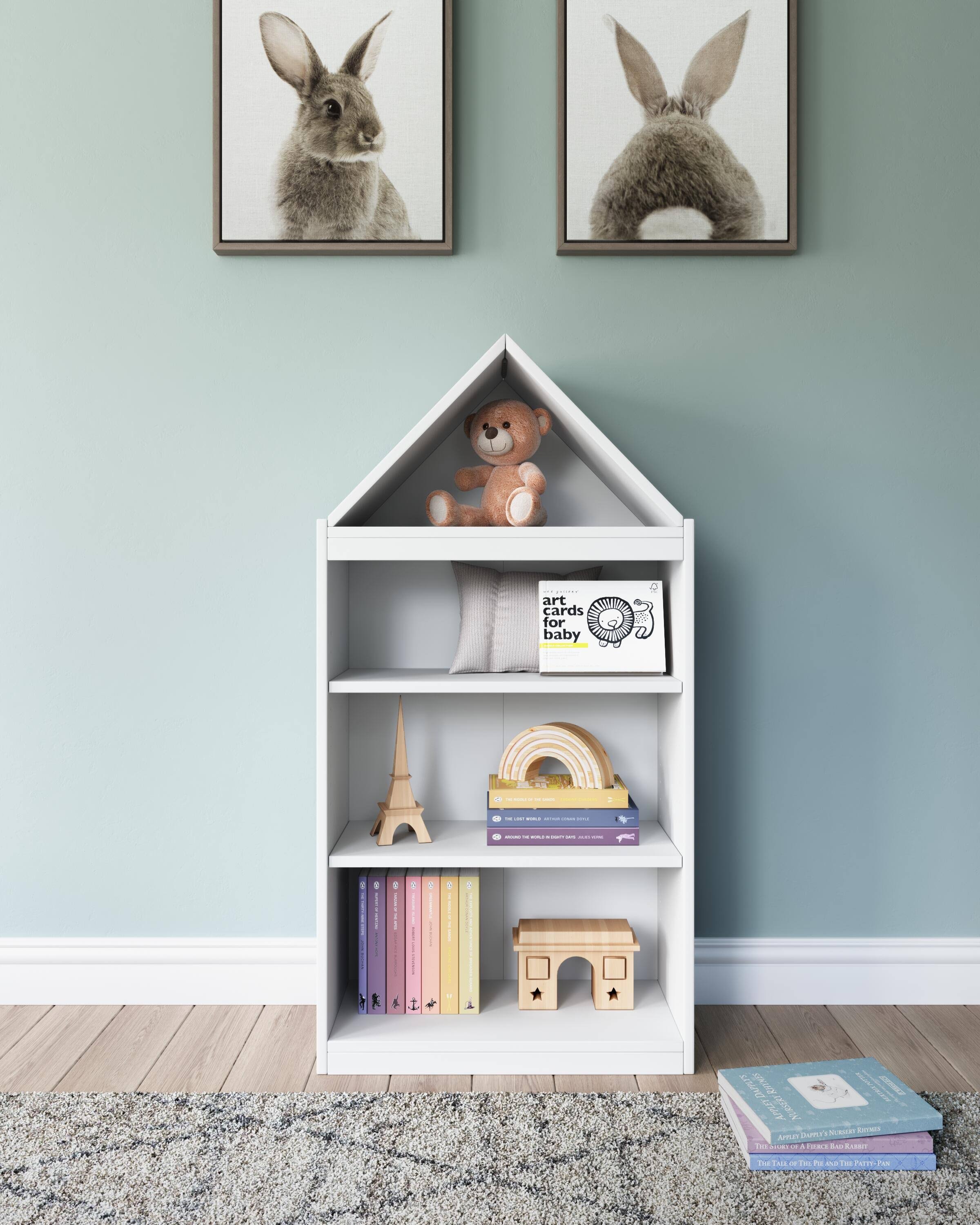 Blariden - White - Bookcase