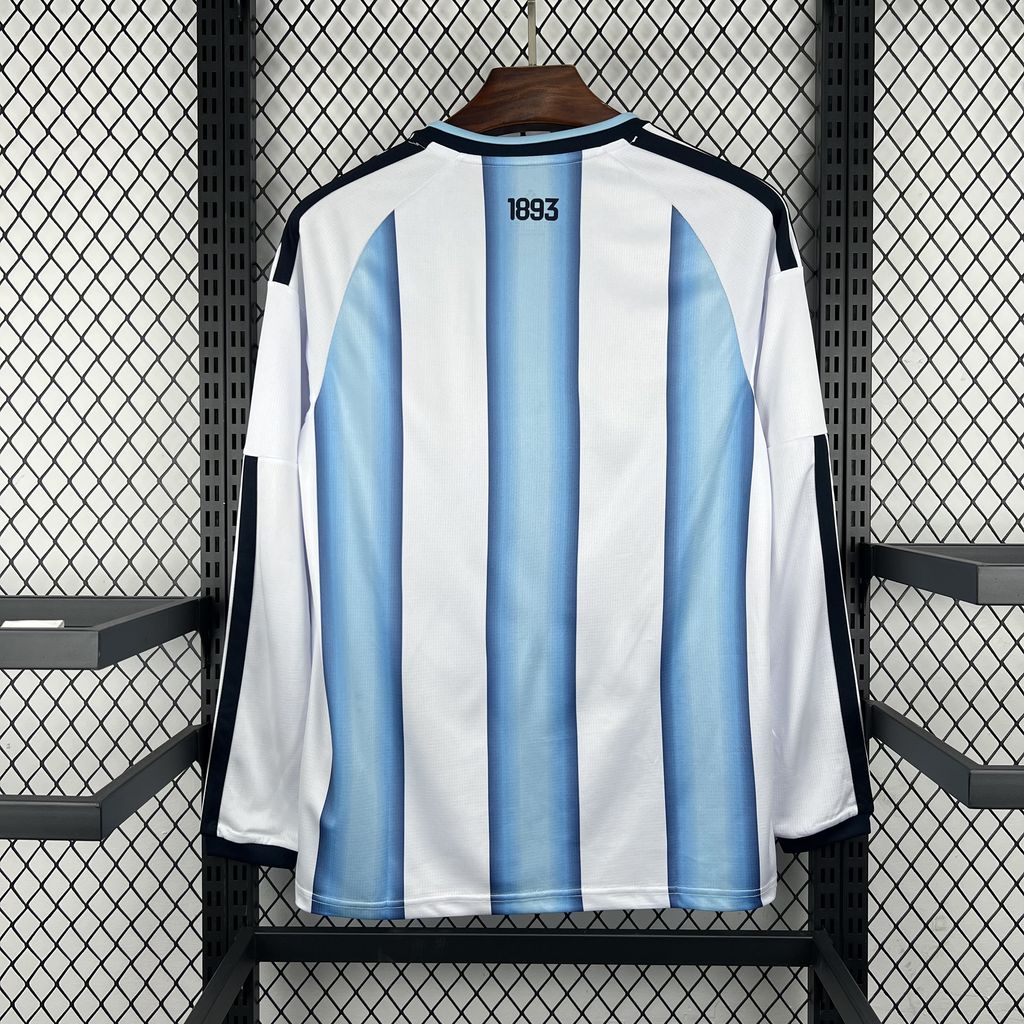 2026 World Cup Argentina Home Jersey Long Sleeves S-4XL Fan Version