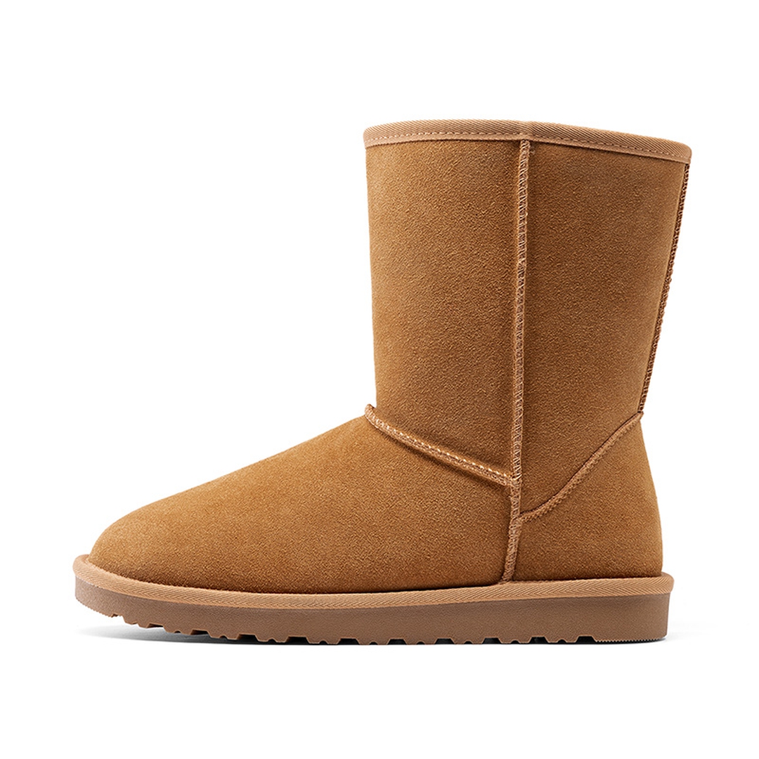 Men’s Non-Slip Fuzzy Suede Winter Boots