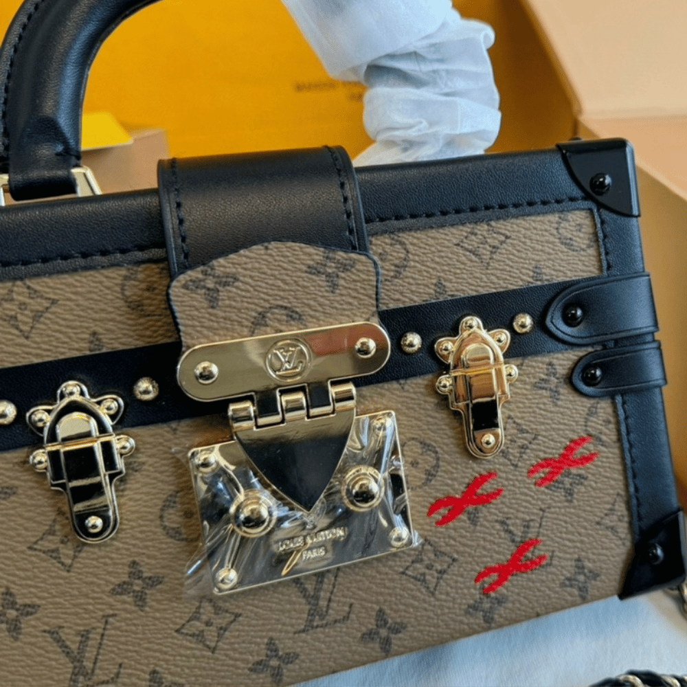 Louis Vuitton Petite Malle Monogram Reverse 7.9 Inches