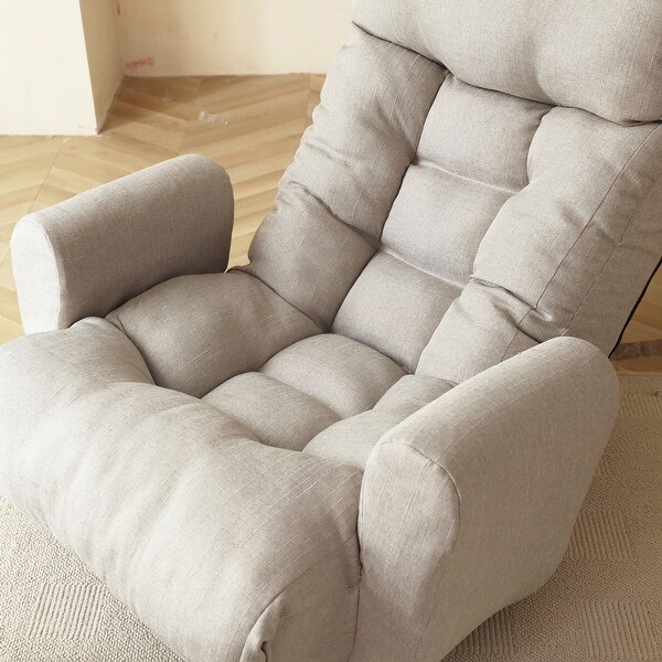 Adjustable head and waist,lounge chair ,360 degree rotatable sofa chair