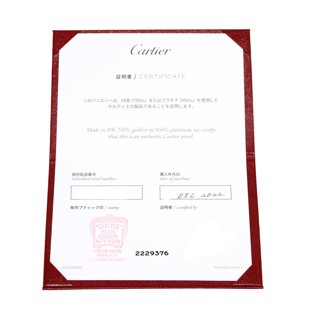 Cartier Love Pavé Diamonds Bracelet 18K White Gold Diamond N6033600