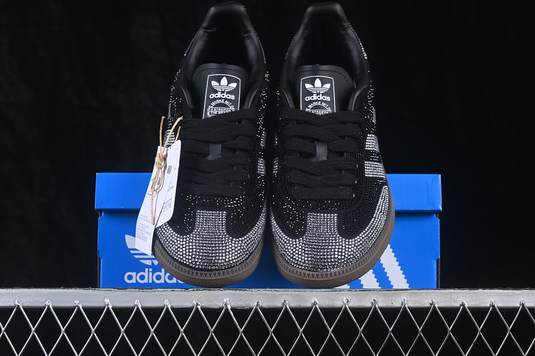 Adidas Clover Casual Board Shoes Black/Dark Grey IH9052