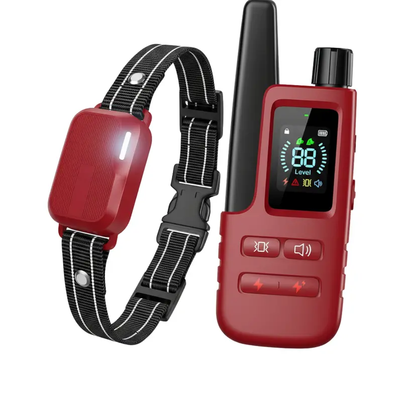Remote-Controlled Dog Training Collar – Customizable Fit & Progressive Correction Levels