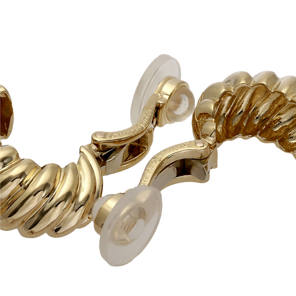 Cartier K18YG Yellow Gold Earrings