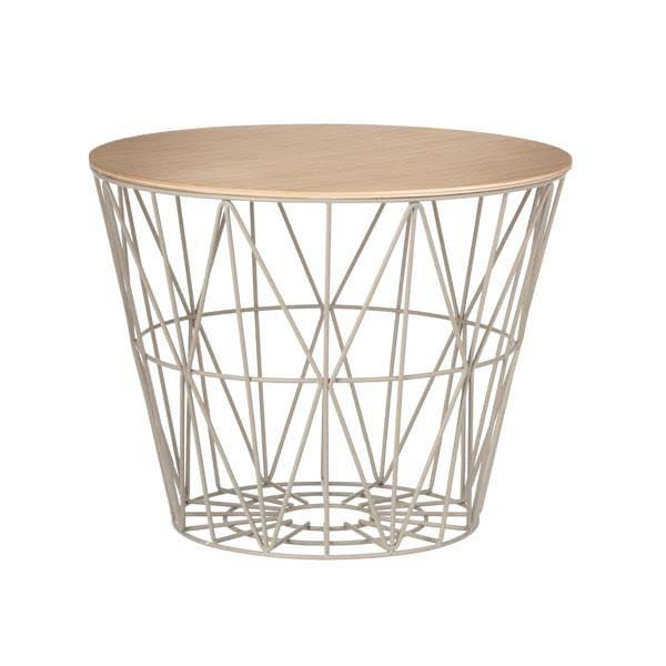 Ferm Living Medium Wire Basket Top - Black Oak