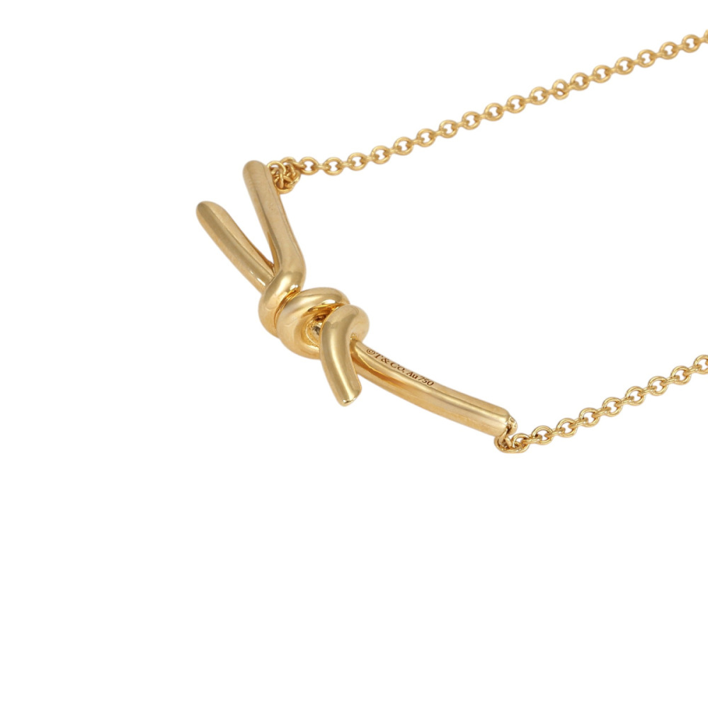 Tiffany & Co. Knot Necklace 18K Yellow Gold 68887194