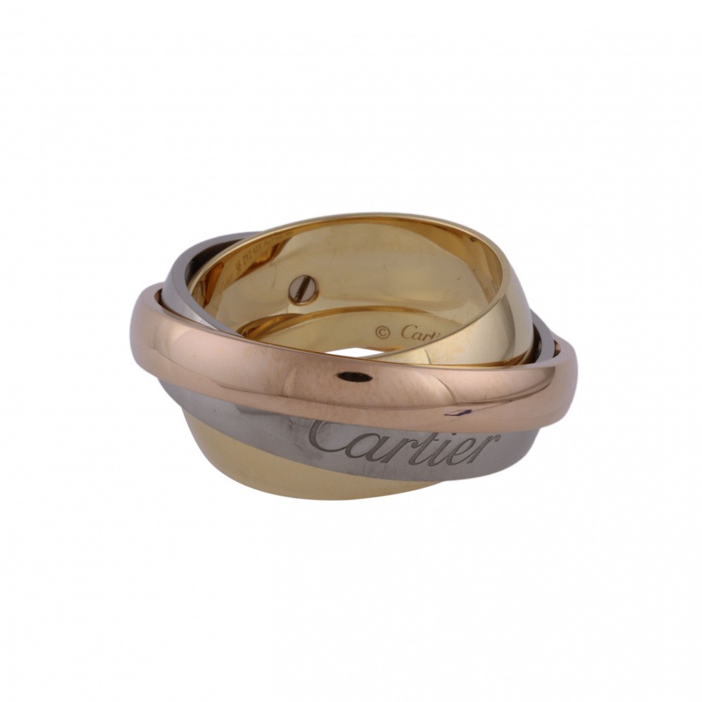 Cartier Trinity Mast Essence 2002 Christmas Only Ring Tri-Gold