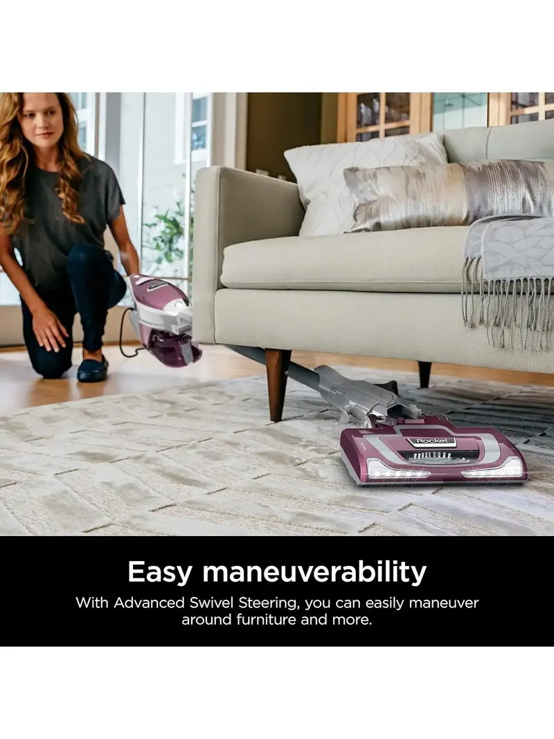 Shark Rocket Deluxe Pro Corded Stick Vacuum – Lightweight Design with Pet Hair Tools & LED Lighting