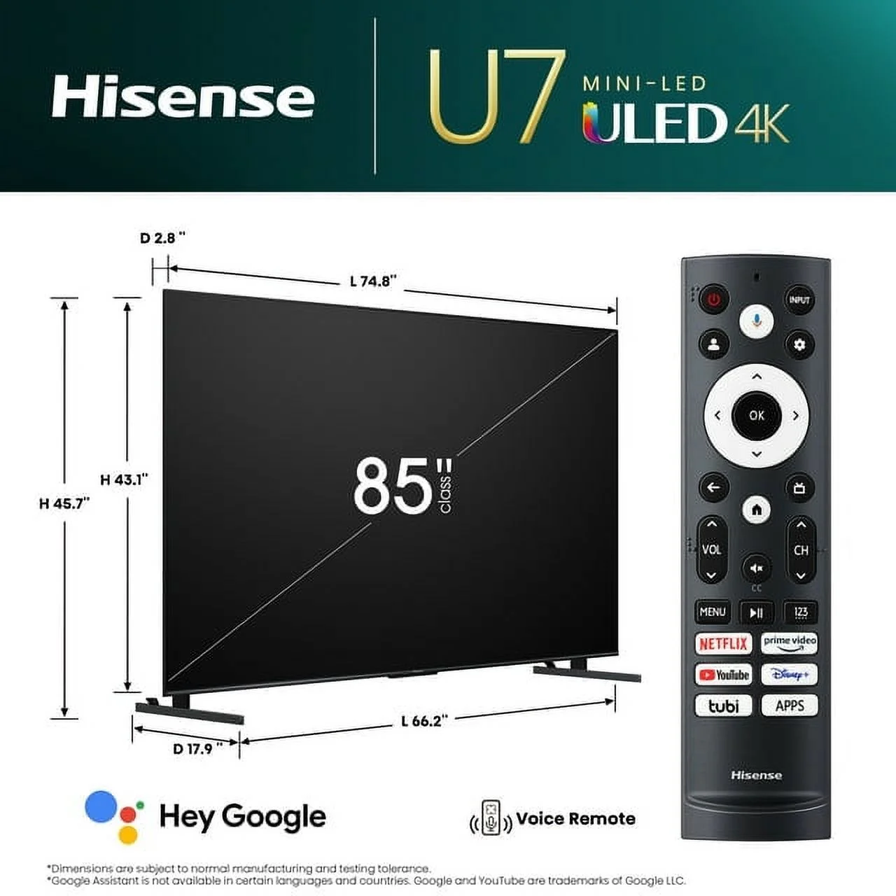 Restored Hisense 85