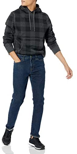 Men's Sherpa-Lined Pullover Hoodie Sweatshirt