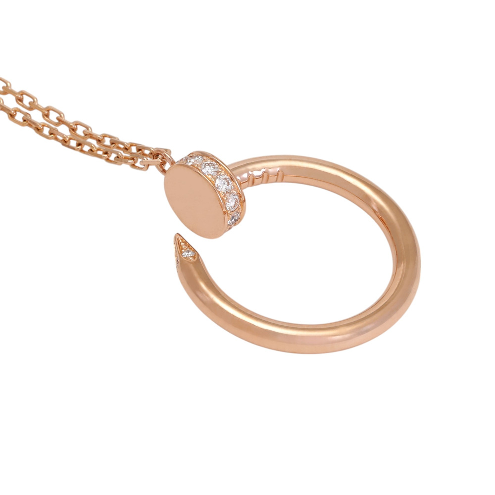 Cartier Juste un Clou Necklace 18K Rose Gold Diamond B7224887