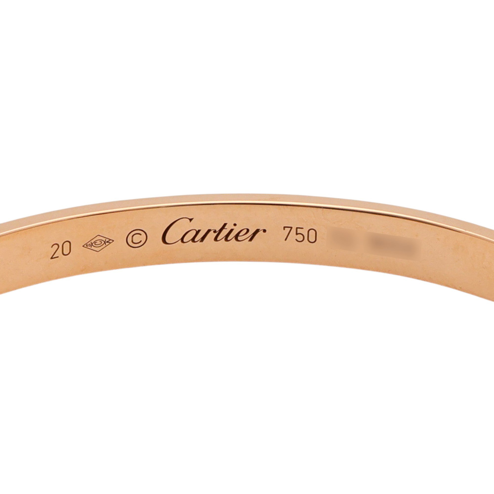 Cartier Love Bracelet 18K Rose Gold B6032600