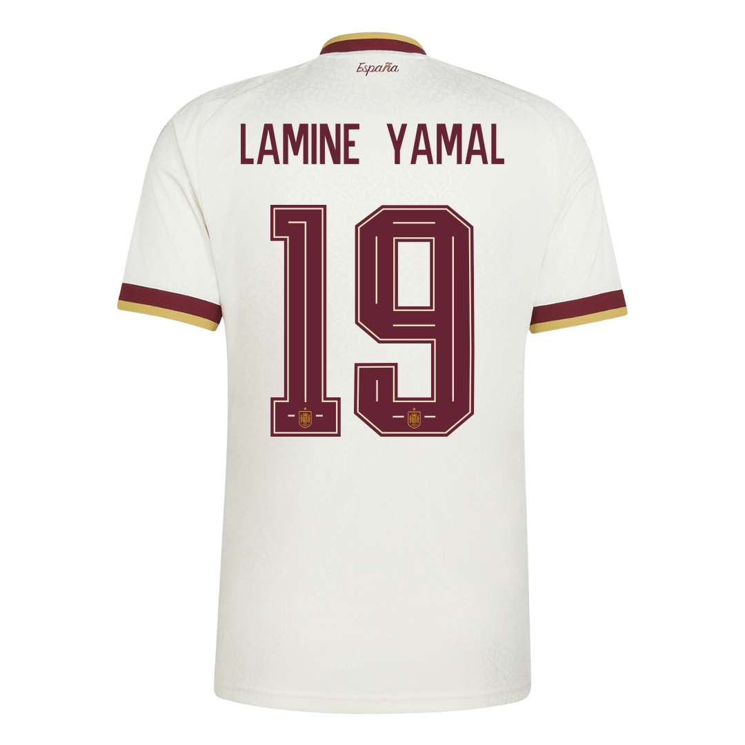 LAMINE YAMAL #19 Spain Away Soccer Jersey World Cup 2026