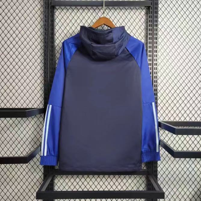 Boca Juniors 23/24 Windbreaker Jacket Hoodie Training Coat Fan Version
