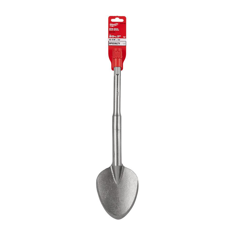 Milwaukee SDS-Max 4-1/4 in. x 16 in. Clay Spade 48-62-4094