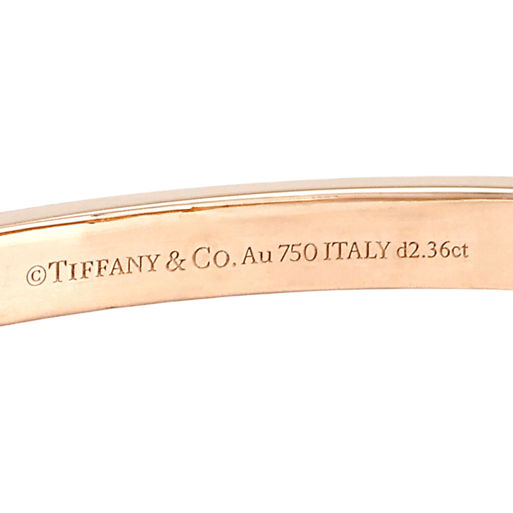 Tiffany & Co. Tiffany T One Bracelet 18K Rose Gold Diamond